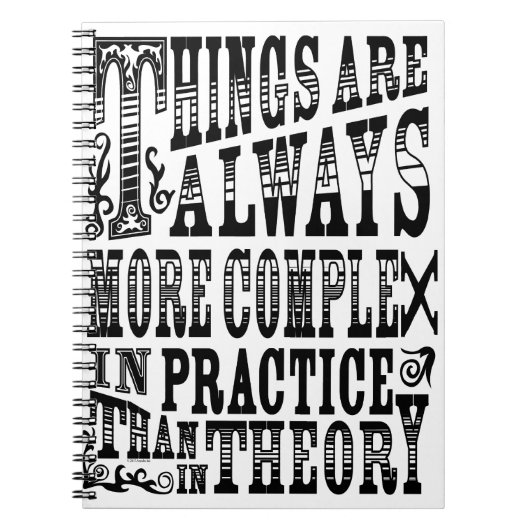 immer komplexer notizblock (Vorderseite)