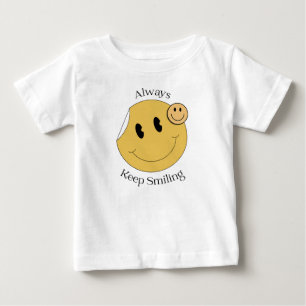 Immer lächeln baby t-shirt