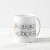 Immer lächeln kaffeetasse (VorderseiteRechts)