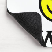 Immer lächeln mousepad (Ecke)