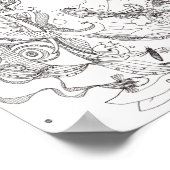 Immer langer Plakatdruck Poster (Ecke)