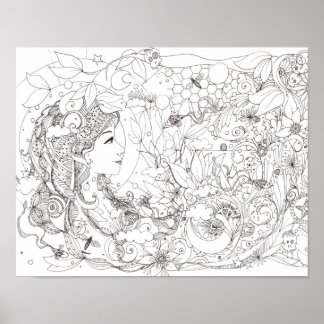 Immer langer Plakatdruck Poster