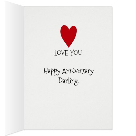 Immer Liebe der Jubiläumskarte (Innen (Rechts))