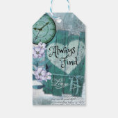 Immer Liebe finden Geschenkanhänger (Rückseite)