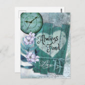 Immer Liebe finden Postkarte (Vorne/Hinten)