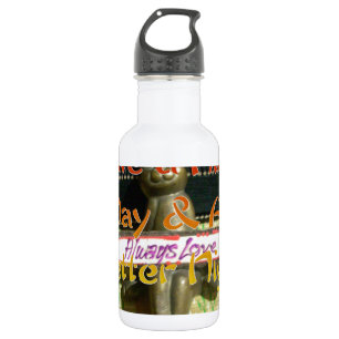 Immer Liebe Hakuna Matata Einen schönen Tag und ei Trinkflasche
