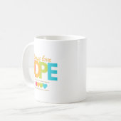 immer Liebe Hoffnung Kaffeetasse (Vorderseite Links)