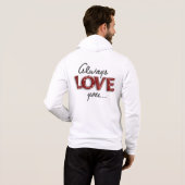 Immer Liebe Hoodie (Schwarz voll)