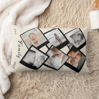 Immer Liebe – Individuelle Familien-Fotocollage-Ki Lendenkissen