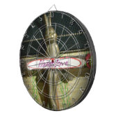 Immer Liebe Inspiration-Kaninchen-Kunstdruckdesign Dartscheibe (Vorderseite rechts)