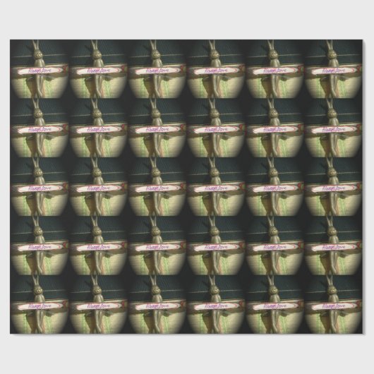 Immer Liebe Inspiration-Kaninchen-Kunstdruckdesign Geschenkpapier (Flach)