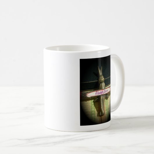 Immer Liebe Inspiration-Kaninchen-Kunstdruckdesign Kaffeetasse (VorderseiteRechts)