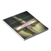 Immer Liebe Inspiration-Kaninchen-Kunstdruckdesign Notizblock (angewinkelt)