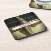 Immer Liebe Inspiration-Kaninchen-Kunstdruckdesign Untersetzer (Linke Seite)