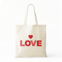 Immer LIEBE mit Typografie des Roten Herzens