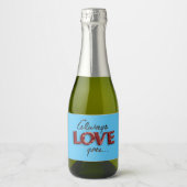 Immer Liebe Schaumweinetikett (Vorderseite)