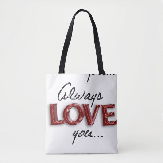 Immer Liebe Tasche (Vorderseite)
