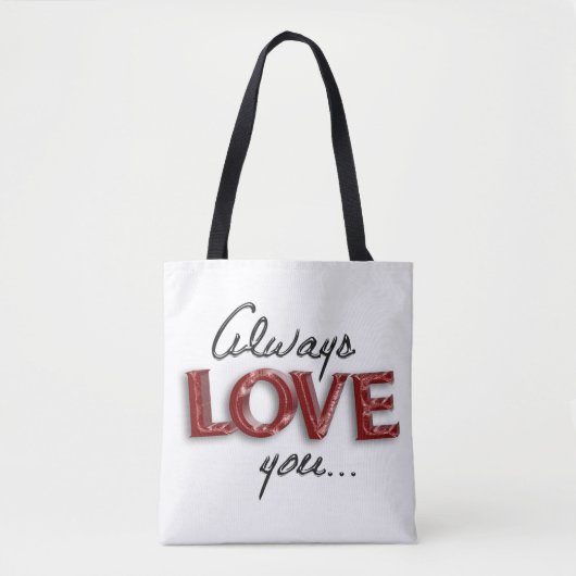 Immer Liebe Tasche (Vorderseite)