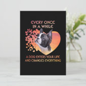 Immer mal, wenn ein Hund in Ihr Leben in Boston ei Ankündigung (Stehend Vorderseite)