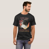 Immer mal wieder bekommt ein Papillon das Leben T-Shirt (Vorne ganz)