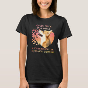 Immer mal wieder betritt ein Hund dein Leben walis T-Shirt