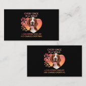 Immer mal wieder ein walisischer Springer Spanier Visitenkarte (Vorne/Hinten)