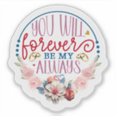 Immer mein aufkleber (Vorderseite)