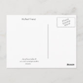 Immer mein bester Freund sein Postkarte (Rückseite)