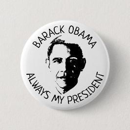 Immer mein Flagge-Knopf Präsidenten-Obama Button