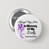 Immer mein Held im Gedächtnis Daddy - Bauchspeiche Button (Vorne & Hinten)