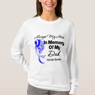 Immer mein Held im Gedächtnis-Vati - Darmkrebs T-Shirt