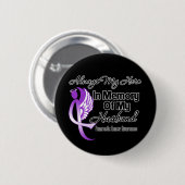 Immer mein Held im Gedächtnisbereich Button (Vorne & Hinten)