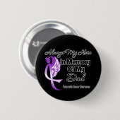 Immer mein Held im Memory Vater - Bauchspeicheldrü Button (Vorne & Hinten)