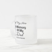 Immer mein Held im Memory Vater - Lungenkrebs Mattglastasse (Vorderseite Links)