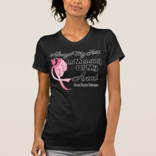 Immer mein Held in Erinnerung Tante - Brustkrebs T-Shirt