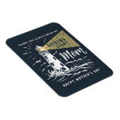 Immer mein Leitlicht sein - dünne Magnetkarte Magnet (Rechte Seite)