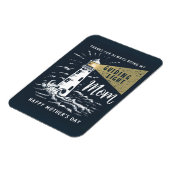 Immer mein Leitlicht sein - dünne Magnetkarte Magnet (Linke Seite)