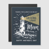 Immer mein Leitlicht sein - dünne Magnetkarte Magneteinladung (Vorne/Hinten)