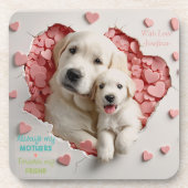 Immer meine Mutter - Mutter und Baby Getränkeuntersetzer (Vorderseite)