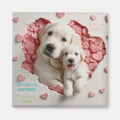 Immer meine Mutter - Mutter und Baby Muttertag Magnet (Vorne)