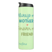 Immer meine Mutter - Panda Mum & Baby Green Custom Thermosbecher (Nach rechts gedreht)