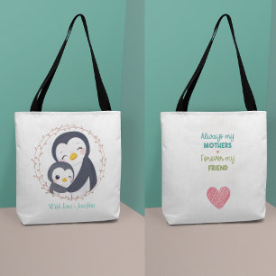 Immer meine Mutter - Pinguin Mum Baby Tasche