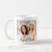 Immer meine Schwester für immer mein Foto Kaffeetasse (Links)