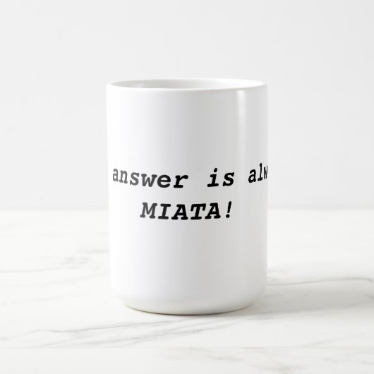 Immer Miata Kaffeetasse (Mittel)