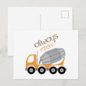 Immer Mischung Postkarte (Vorne/Hinten)