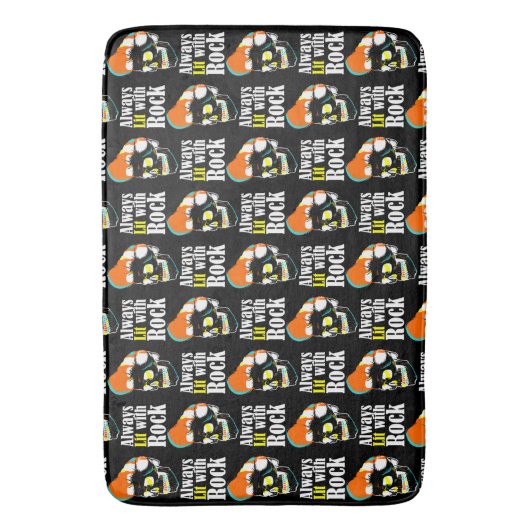 Immer mit Felsen beleuchtet Badematte (Vorderseite Vertikal)