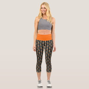 Immer mit Felsen beleuchtet Capri Leggings