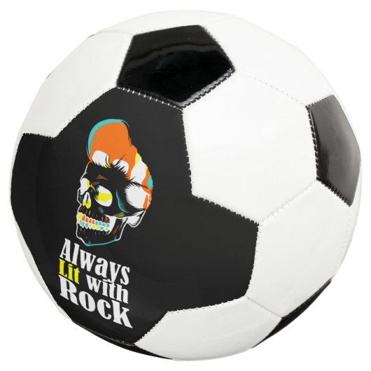 Immer mit Felsen beleuchtet Fußball (Dreiviertel)