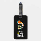 Immer mit Felsen beleuchtet Gepäckanhänger (Rückseite vertikal)