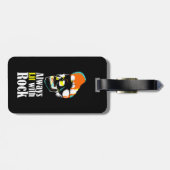 Immer mit Felsen beleuchtet Gepäckanhänger (Rückseite horizontal)